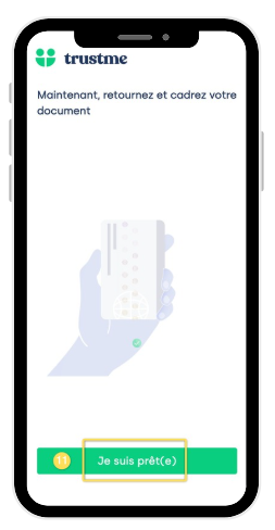 Étape 11 : scan du verso du document