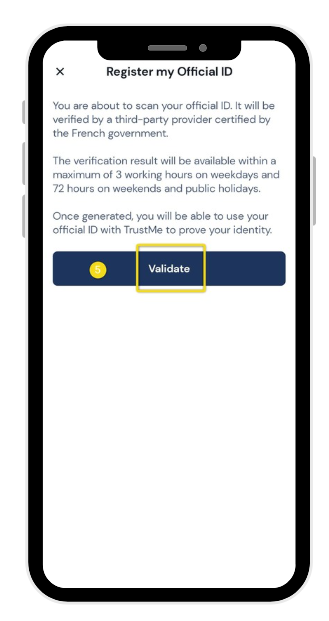 Step 5: starting the verification