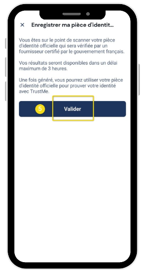 Étape 5 : lancement de la vérification